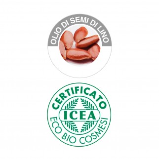 Omia Fisio Shampoo Ecobiologico Olio di Semi di Lino - Flacone da