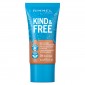 Rimmel London Kind&amp;Free Fondotinta Liquido Bio Vegano Cruelty-Free a Lunga Tenuta 201 Classic Beige - Flacone da 30ml