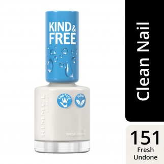 Rimmel London Kind&Free Smalto Rinforzante per Unghie Bio Vegano