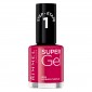 Rimmel London Super Gel Nail Polish Step 1 Smalto per Unghie a Lunga Tenuta 025 Urban Purple