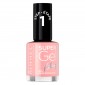 Rimmel London Super Gel Nail Polish Step 1 Smalto per Unghie a Lunga Tenuta Kate Moss 021 New Romantic