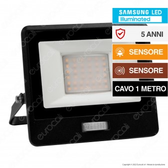 V-Tac VT-138S-1 Faro LED Floodlight 30W SMD IP65 Chip Samsung