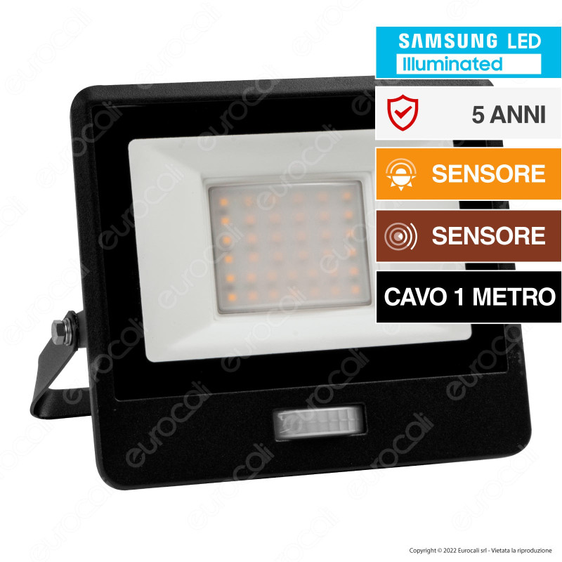 V-Tac VT-138S-1 Faro LED Floodlight 30W SMD IP65 Chip Samsung
