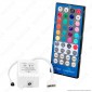 V-Tac Controller per Strisce LED RGB+W 5 Pin con Telecomando 40 Tasti - SKU 3326