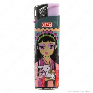 Ciao Accendino Elettronico Fantasia China Pop - Serie da 5 Accendini