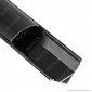 V-Tac VT-8109 Profilo Angolare in Alluminio Nero per Strisce LED a Superficie con Copertura Nera Opaca 2 metri - SKU 2874