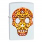 Zippo Accendino a Benzina Ricaricabile ed Antivento con Fantasia Sugar Skull - mod. 49003