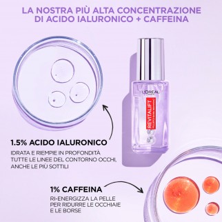 L'Oréal Paris Revitalift Siero Contorno Occhi Antirughe con Acido