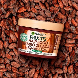 Garnier Fructis Hair Food Maschera 3in1 Rigenera Ricci con Burro di