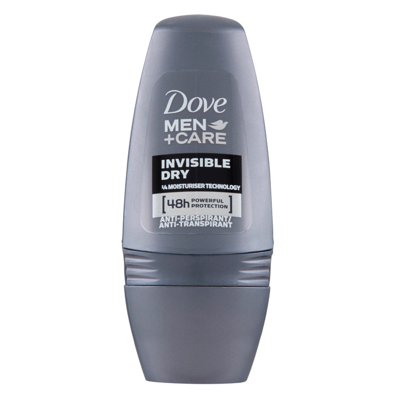 Dove Men+Care Deodorante Roll-On Invisible Dry Anti-Traspirante -