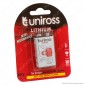 Uniross Lithium Ultra Performance Pila 6LR61 E-Block Transistor al Litio PP3 9V - Blister da 1 Batteria Li-ion
