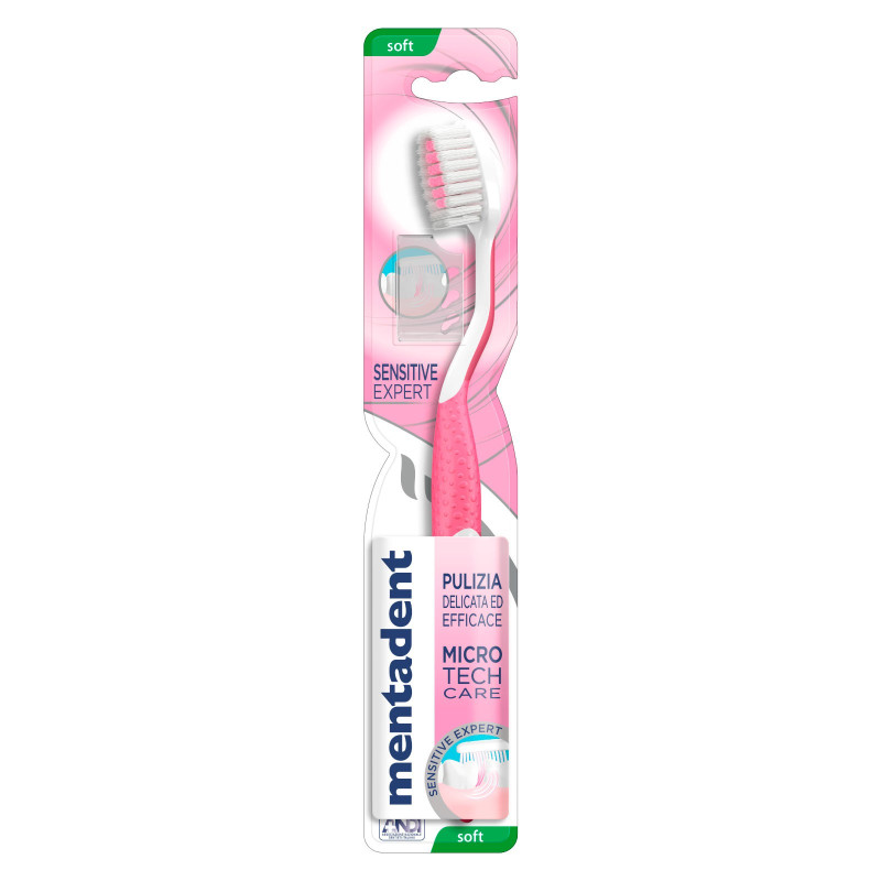 Mentadent Sensitive Expert Spazzolino con Setole Morbide Affosulate