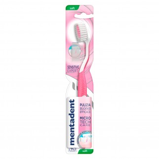 Mentadent Sensitive Expert Spazzolino con Setole Morbide Affosulate
