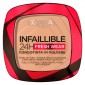 L'Oréal Paris Infaillible 24H Fresh Wear Fondotinta in Polvere Waterproof Colore 140 Golden Beige