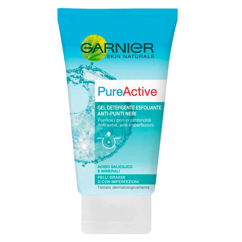 Garnier Skin Naturals Pure Active Gel Detergente Esfoliante Anti