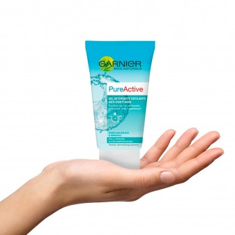 Garnier Skin Naturals Pure Active Gel Detergente Esfoliante Anti