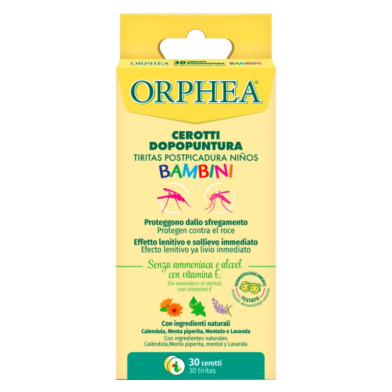 Orphea Cerotti Dopopuntura con Vitamina E ed Estratti Naturali Senza