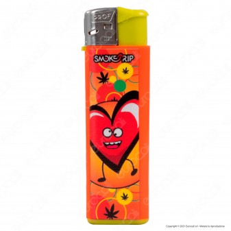 SmokeTrip Color Accendino Elettronico Large Fantasia Hearts - Box da