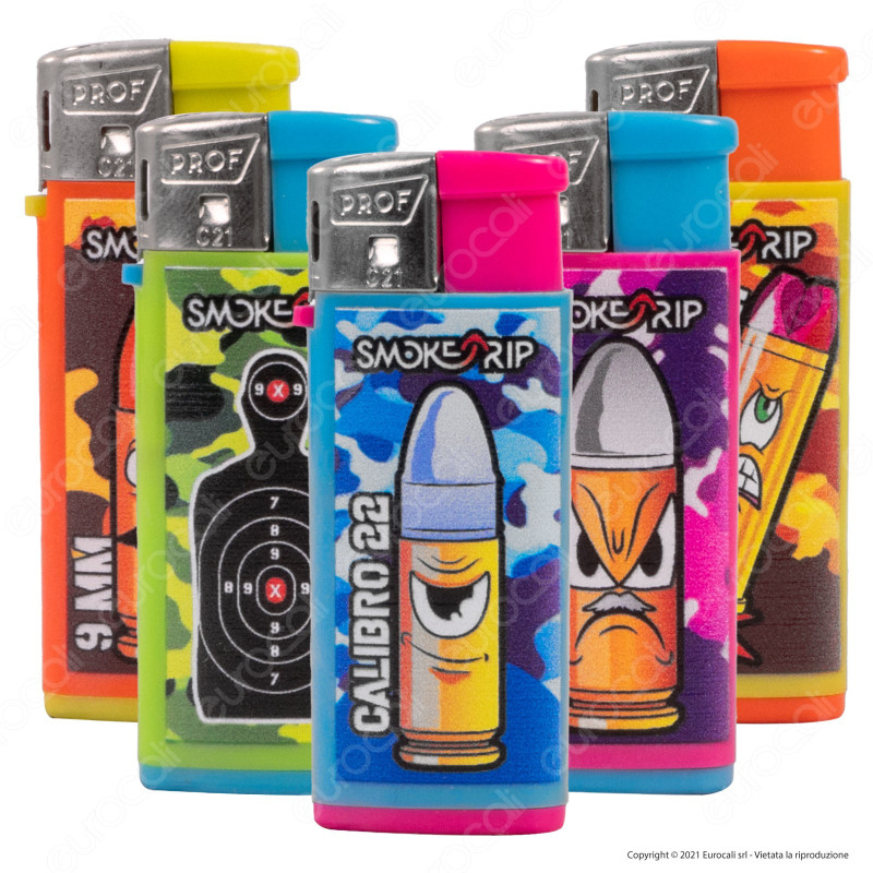 SmokeTrip Color Accendino Elettronico Mini Fantasia Bullets - Serie