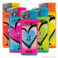 SmokeTrip Color Accendino Elettronico Mini Fantasia Hearts - Serie da 5 Accendini