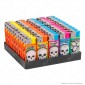 SmokeTrip Color Accendino Elettronico Mini Fantasia Skull Elements - Box da 50 Accendini