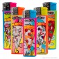 SmokeTrip Color Accendino Elettronico Large Fantasia Pizzas - Serie da 5 Accendini