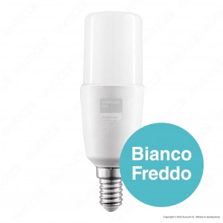 V-Tac VT-248 Lampadina LED E14 7.5W Bulb T37 Tubolare SMD Chip