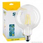 Bot Lighting Shot Lampadina LED E27 Globo G125 8.5W Filament Vetro Transparent - mod. WLD4010X2 / WLD4010X3