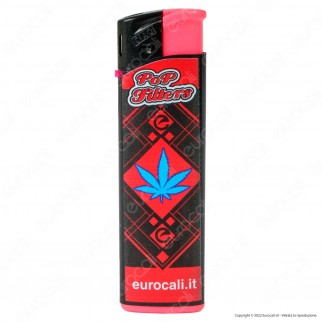 Pop Filters Accendino Elettronico Large Fantasia Eurocali Leaf -