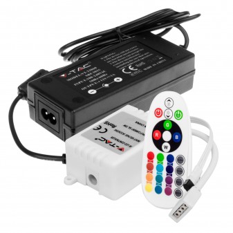 V-Tac VT-COB 422 Kit Striscia LED Flessibile 65W COB RGB 24V con