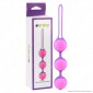 Toyz4Lovers Enjoy Triple Pleasure Purple Palline Vaginali in Silicone Soft Touch Viola
