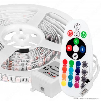 V-Tac VT-5050-60 Kit Striscia LED Flessibile 35W SMD RGB 12V