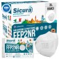 Sicura Protection 30 Mascherine Protettive Filtranti Monouso con Fattore di Protezione Certificato FFP2 NR in TNT Multistrato