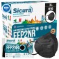 Sicura Protection 30 Mascherine Protettive Colore Nero Filtranti Monouso con Fattore di Protezione Certificato FFP2 NR in TNT