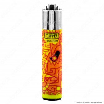 Clipper Micro Accendino Piccolo Fantasia Tribal Days 4 - Serie da 4