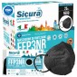 Sicura Protection 25 Mascherine Protettive Colore Nero Filtranti Monouso con Fattore di Protezione Certificato FFP3 NR in TNT