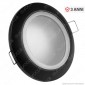 V-Tac VT-981 Portafaretto Rotondo Fisso da Incasso per Lampadine GU10 Nero IP44 - SKU 6699