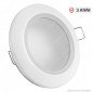 V-Tac VT-981 Portafaretto Rotondo Fisso da Incasso per Lampadine GU10 Bianco IP44 - SKU 6698
