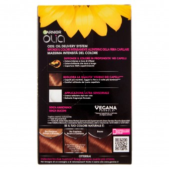 Garnier Olia Tinta Permanente per Capelli 5.35 Castano Cioccolato