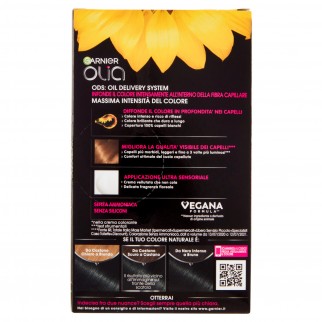 Garnier Olia Tinta Permanente per Capelli 1.0 Nero Intenso Senza