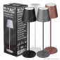 V-Tac VT-7522 Lampada LED da Tavolo 2W Touch Dimmerabile in Alluminio con Batteria Ricaricabile - SKU 7651 / 7652 / 7653 / 7654
