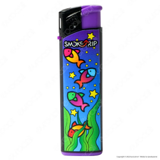SmokeTrip Large Accendino Elettronico Grande Fantasia Summer - Box da