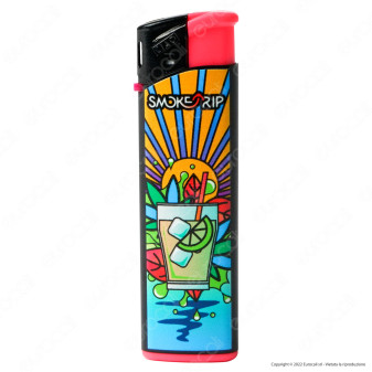 SmokeTrip Large Accendino Elettronico Grande Fantasia Summer - Box da
