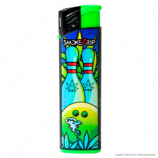 SmokeTrip Large Accendino Elettronico Grande Fantasia Luna Park - Box