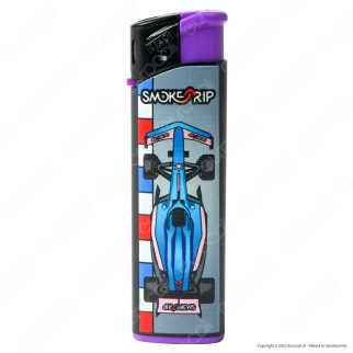 SmokeTrip Large Accendino Elettronico Grande Fantasia F1 - Serie da 5