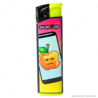 SmokeTrip Large Accendino Elettronico Grande Fantasia Save The Apple