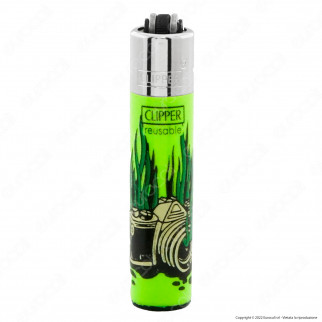 Clipper Micro Accendino Piccolo Fantasia Retro Gadgets - Serie da 4