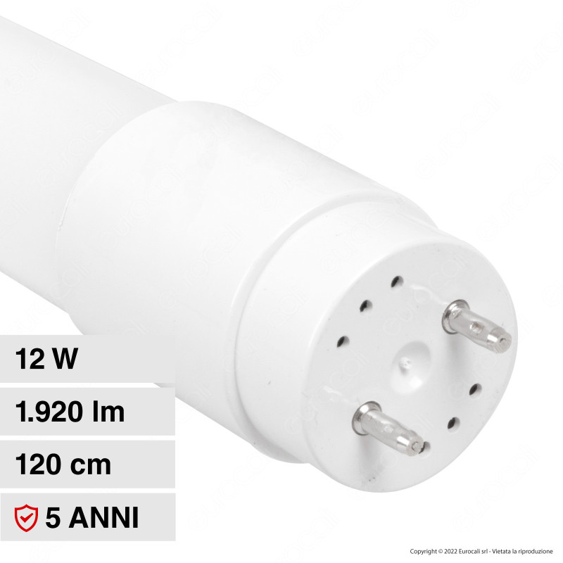 V-Tac Evolution VT-1612 Tubo LED SMD Nano Plastic T8 G13 12W