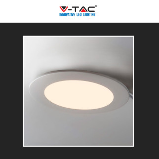 V-Tac VT-607-RD Pannello LED Rotondo 6W SMD da Incasso con