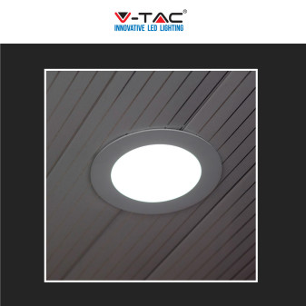 V-Tac VT-1207-RD Pannello LED Rotondo 12W SMD da Incasso con